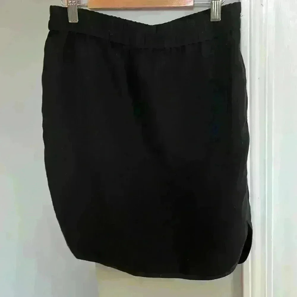 J Crew black short tuxedo-stripe skirt - Picture 3 of 4